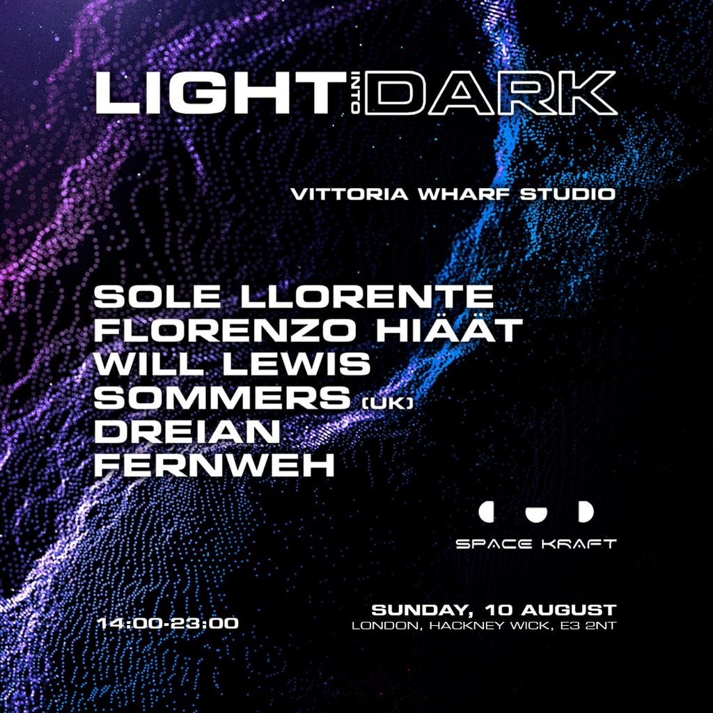 Space Kraft: Light Into Dark @ Vittoria Wharf Studio