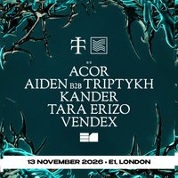 Teletech x Music Reactions: Vendex, Aiden b2b Triptykh at E1 London (ONYX)