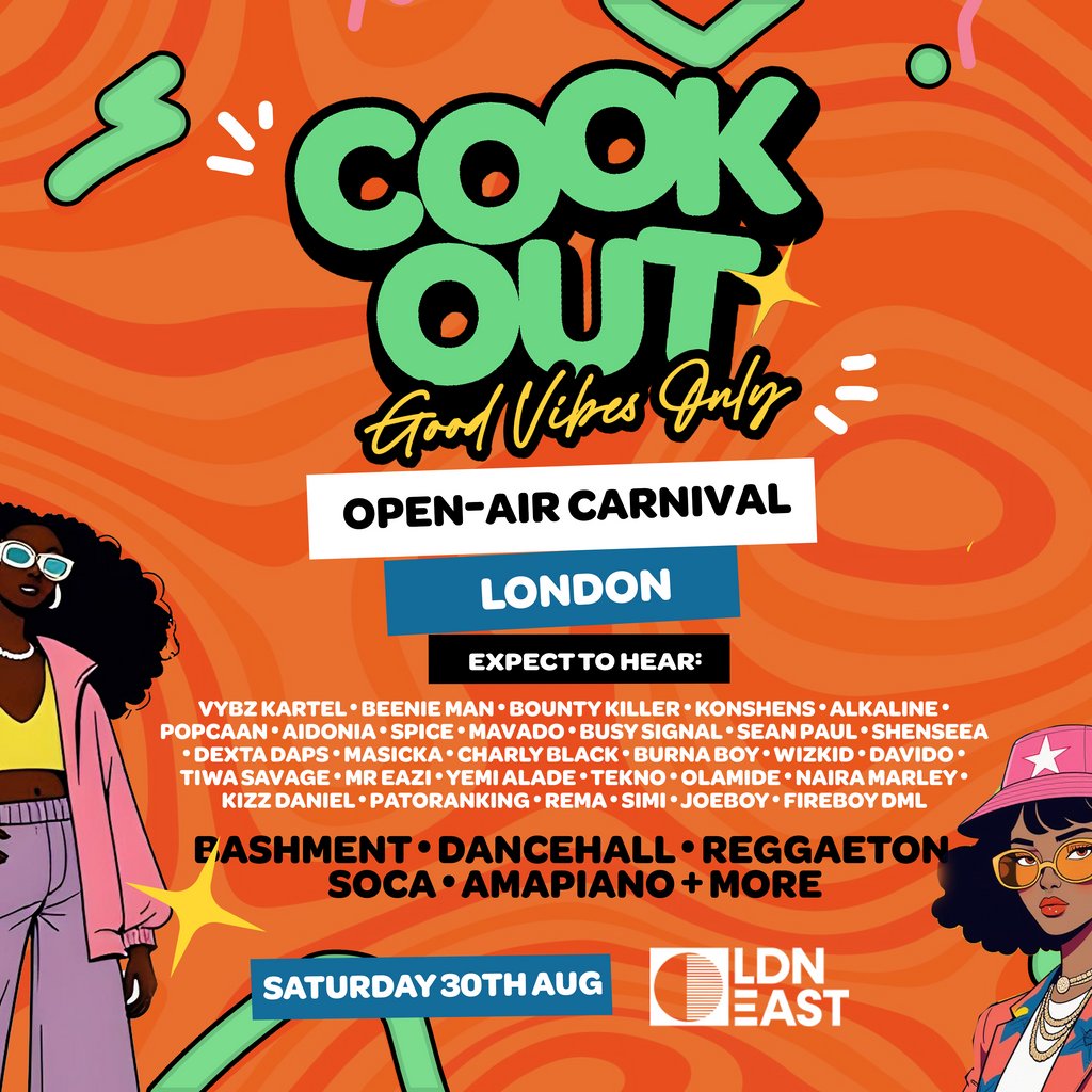 Cookout - Summer Open-Air Carnival - London - LDN EAST