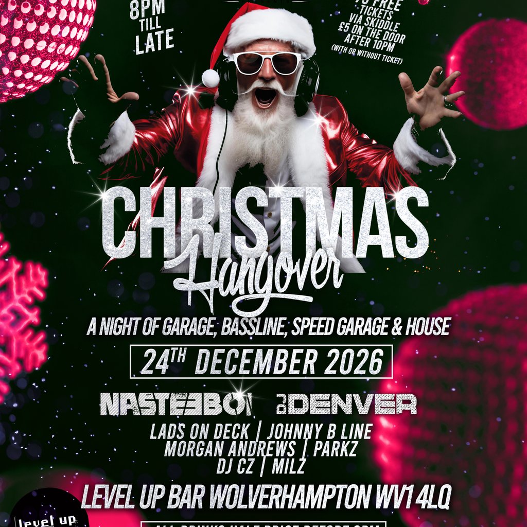 The Christmas hangover at Level Up Bar, Wolverhampton