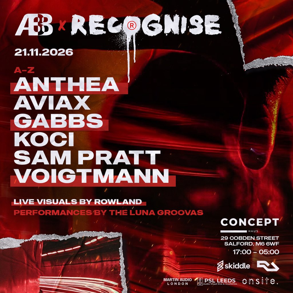 ABB X RECOGNISE at Concept Haus at Concept Haus, Salford