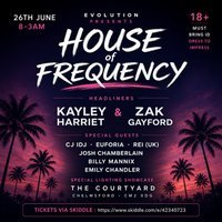 Evolution's HOUSE OF FREQUENCY at The Courtyard, Chelmsford