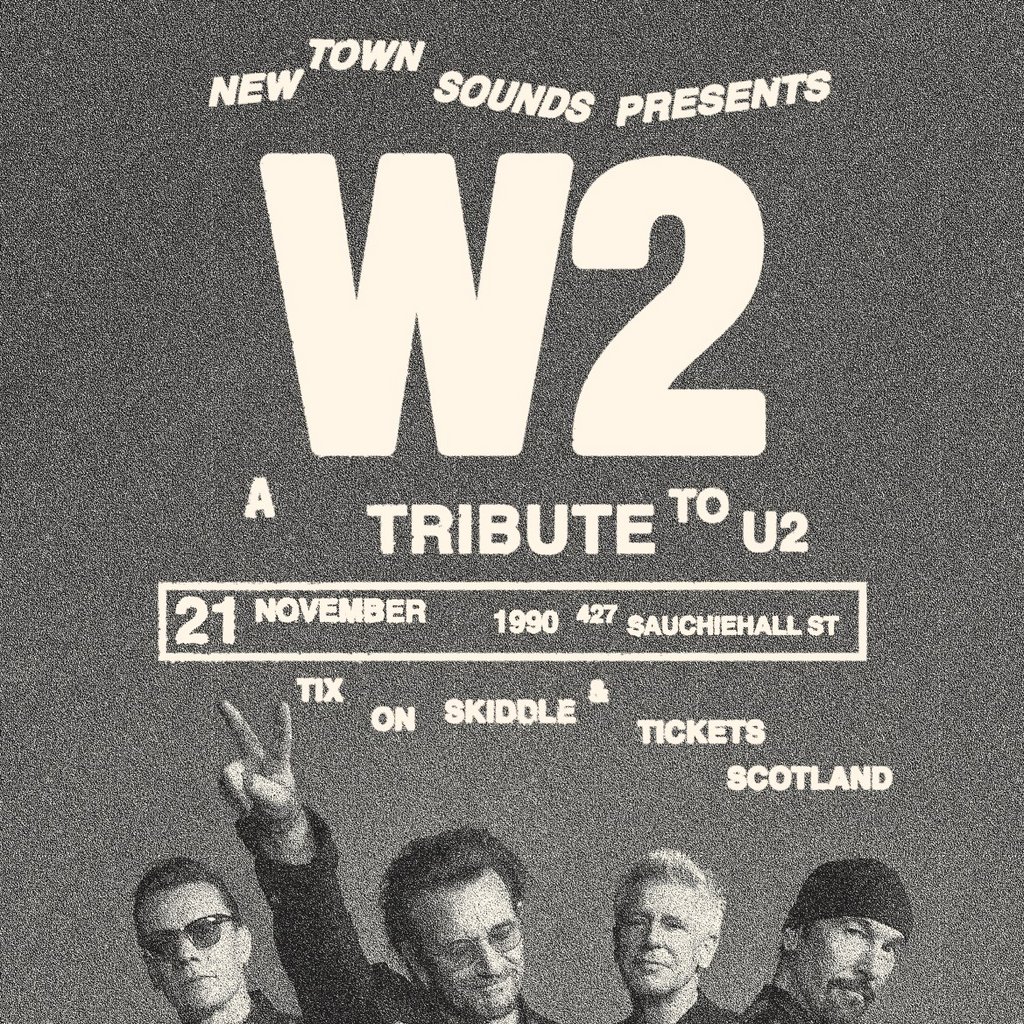 W2: A Tribute to U2, 21 November | Event in Glasgow | AllEvents