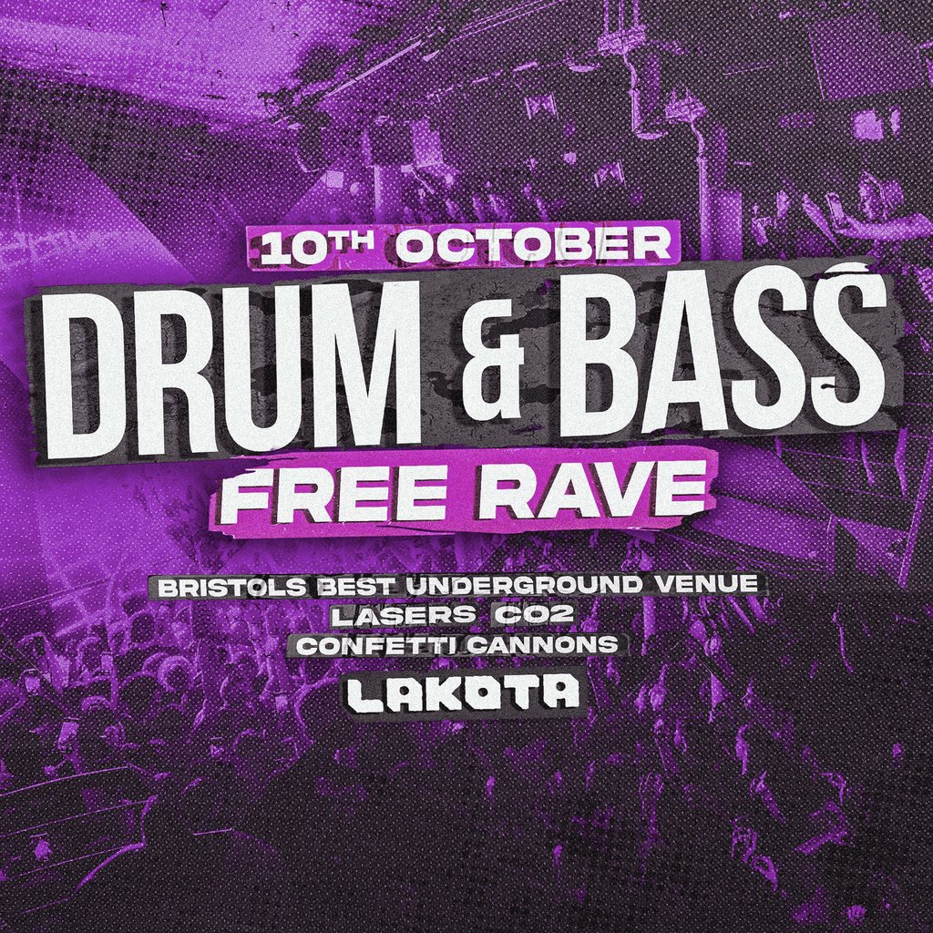 Drum & Bass Free Rave, 10 October | Event in Bristol | AllEvents