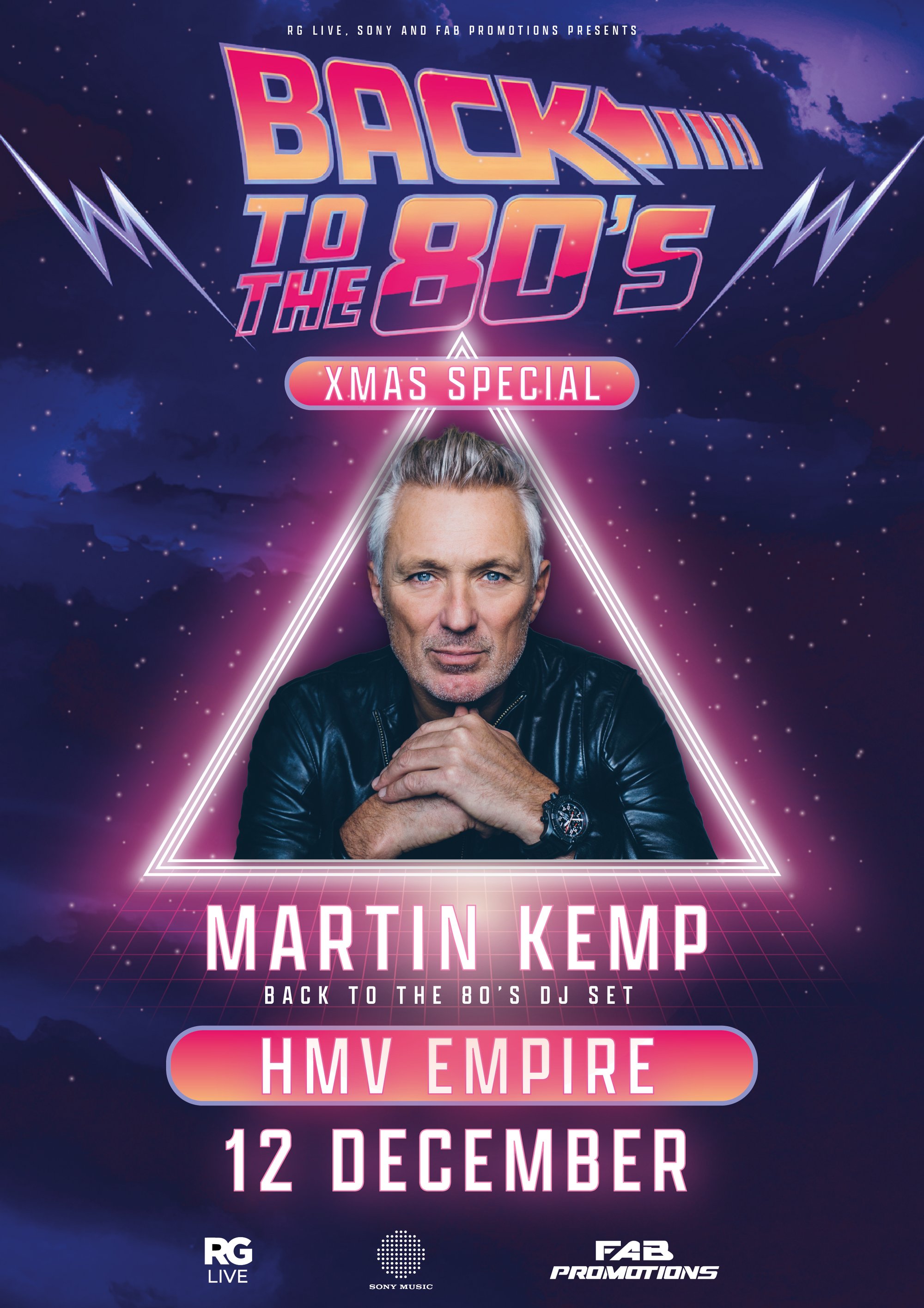 Tickets: MARTIN KEMP: 80s XMAS SPECIAL | HMV EMPIRE COVENTRY