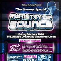 Ministry Of Bounce Summer Special at Newcastle University Students Union