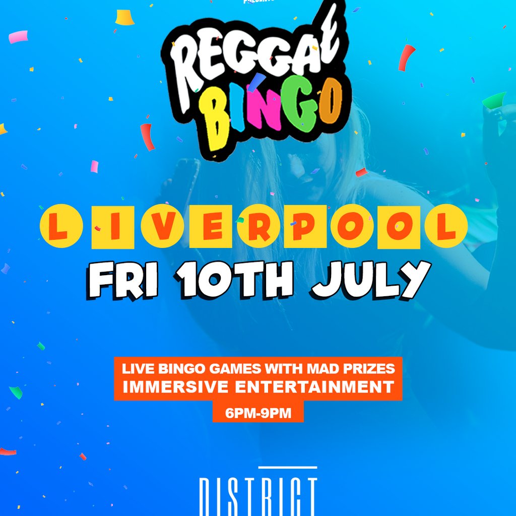Reggae Bingo - Liverpool - Fri 10th July