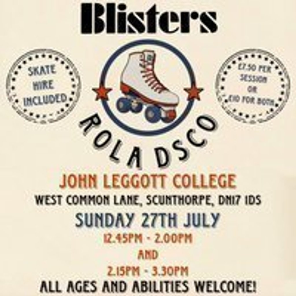 Blisters Rola Dsco Event at John Leggott College Sports Hall