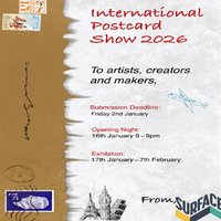 International Postcard Show 2026 at Surface Gallery