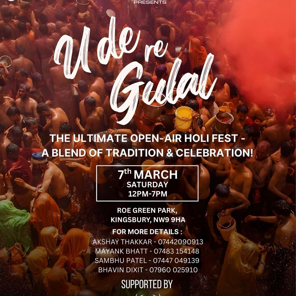 UDE RE GULAL LONDON 2026- THE BIGGEST OPEN-AIR HOLi FESTIVAL
