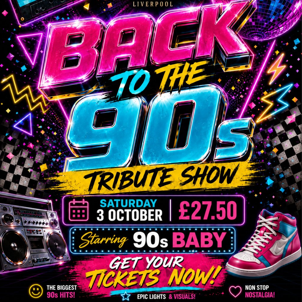Back to the 90s The Ultimate Pop Party
