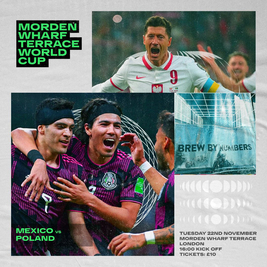 Morden Wharf Fanzone - Mexico Vs Poland