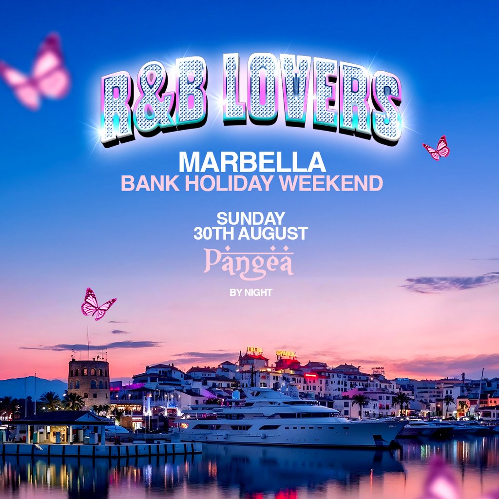 Logo de l'événement R&B Lovers Bank Hol Special - Sun 30th August - Pangea Marbella