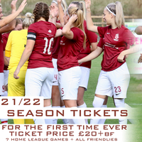 Hastings United Womens 2021/22 Season Tickets Tickets at The TGS Pilot Field