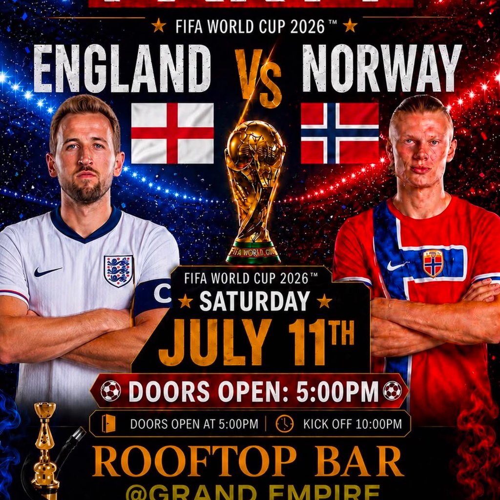 ENGLAND vs NORWAY - WORLD CUP WATCH PARTY