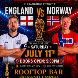 ENGLAND vs NORWAY - WORLD CUP WATCH PARTY