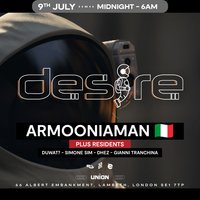 DESIRE - Weekly Thursday After Party - ARMOONIAMAN
