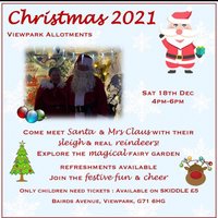 Viewpark Allotments Christmas Extravangza at Viewpark Gardens Allotments G71 6HG