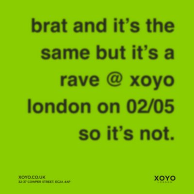 BRAT : London's best brat party