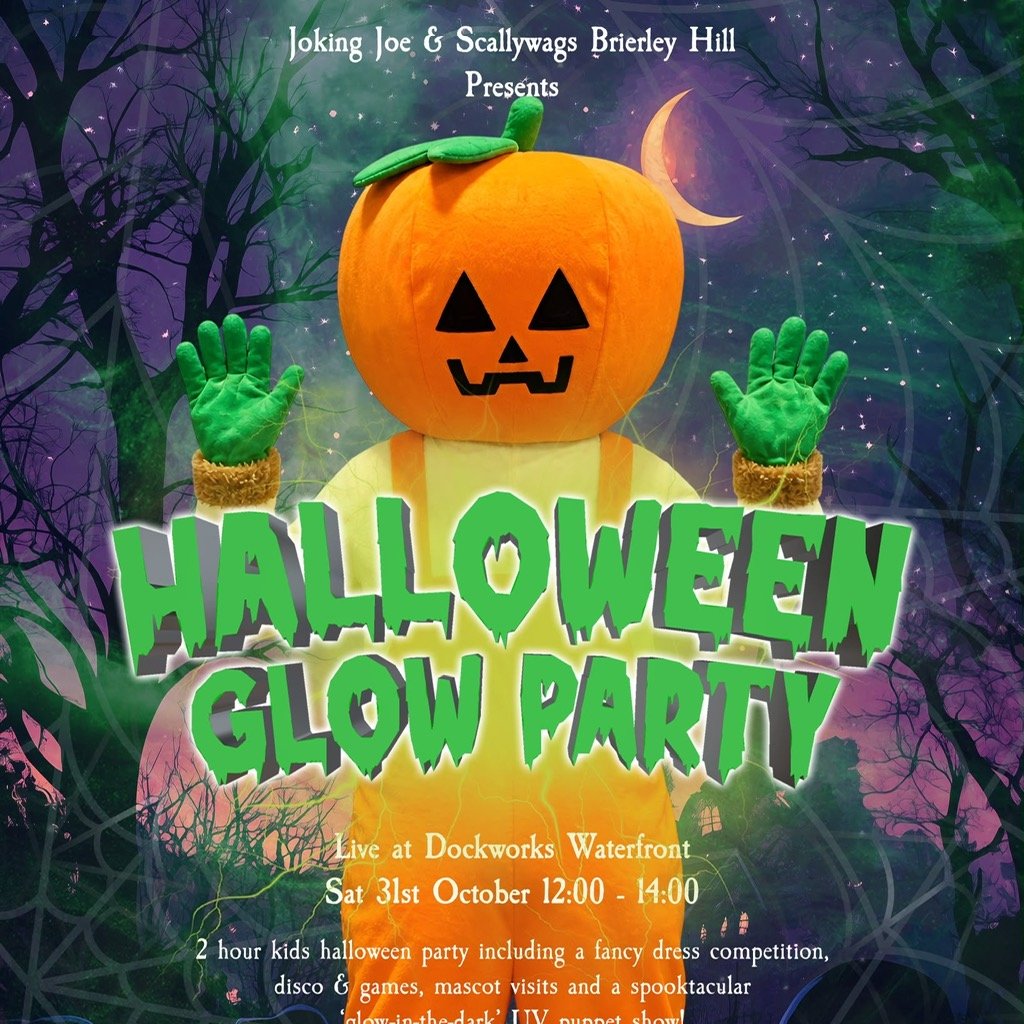 Halloween kids glow party at Dockworks Waterfront, Brierley Hill