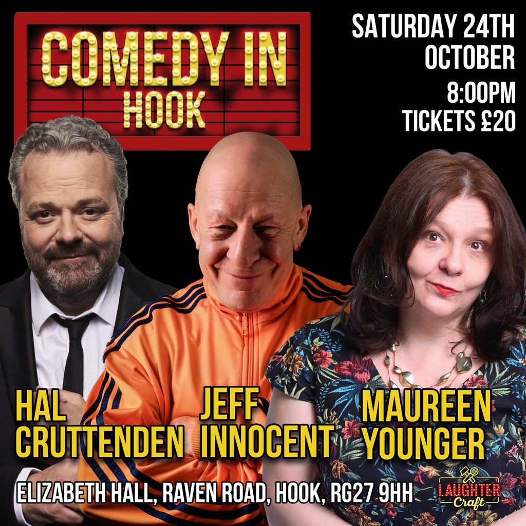 October's Comedy in Hook at Elizaabeth Hall, Hook
