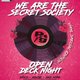 We are the secret society presents - VINYL SPECIAL EDITION Event Title Pic