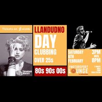 Throwback Masters Llandudno Over 25s Day Clubbing 80s 90s 00s at The Motorsport Lounge