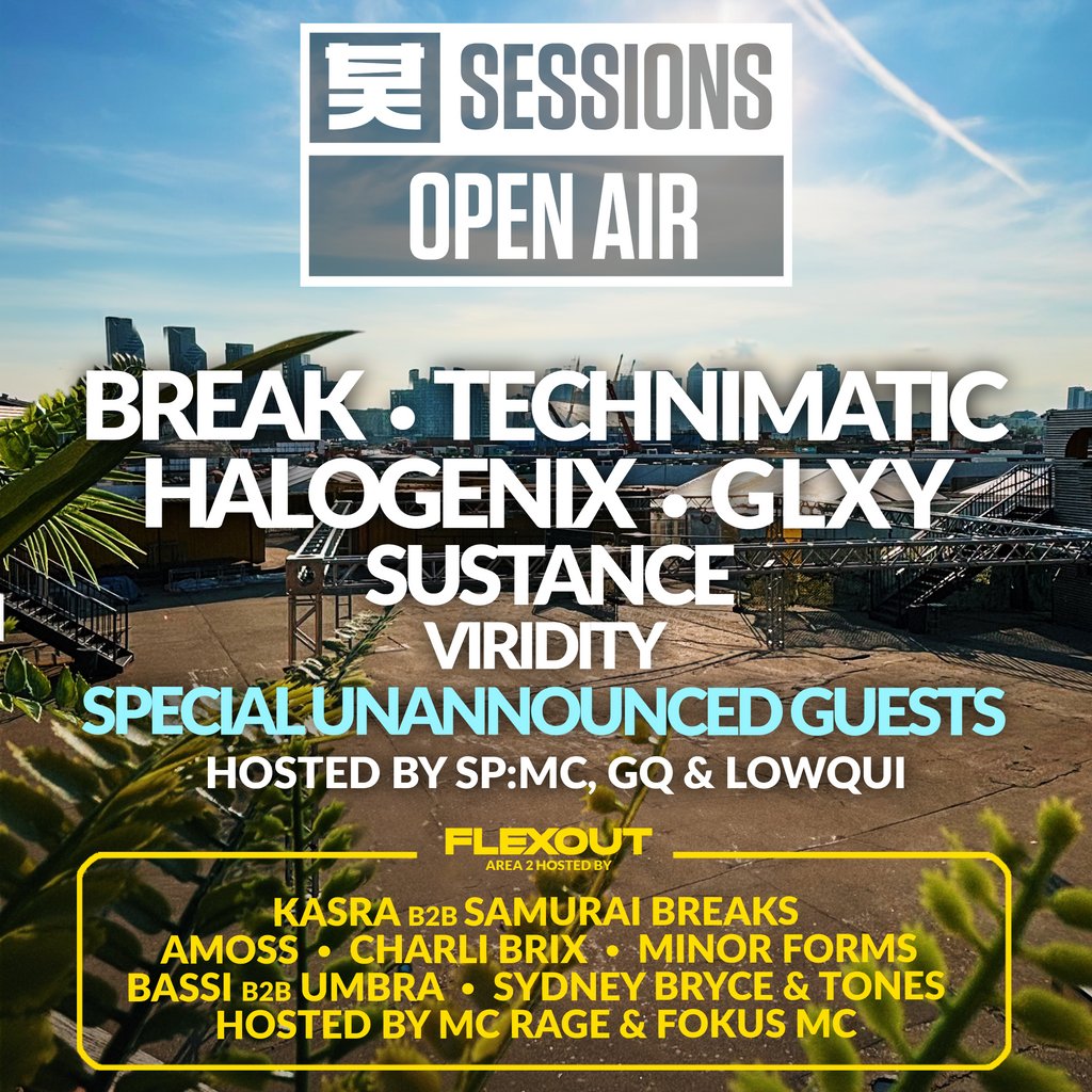 Shogun Sessions w/ Break, Technimatic, Flexout Audio & more