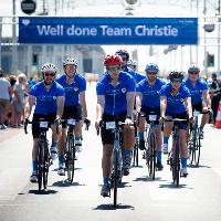 The Christie's Manchester to Blackpool Bike Ride 2019 at Media City UK