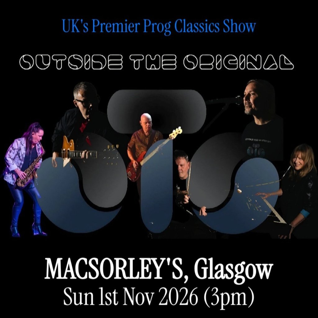 Outside The Original Prog Classics Show at MacSorleys Music Bar, Glasgow