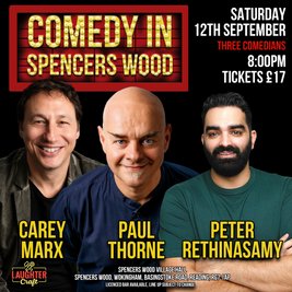 September's Comedy in Spencers Wood