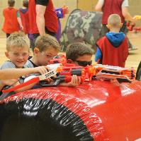 Family Nerf & dodgeball