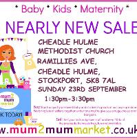 Mum2mum Market (Cheadle Hulme) Nearly New Sale at Cheadle Hulme Methodist Church