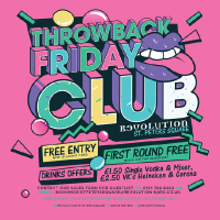 Student event - Throwback Friday Club