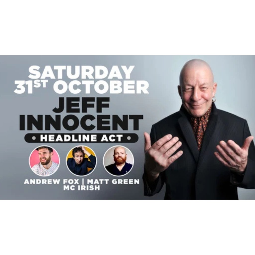 Stand up comedy in Southampton with headliner Jeff Innocent at Southampton, The Attic, Southampton