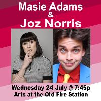 Masie Adam & Joz Norris at the Oxford Comedy Festival at Arts At The Old Fire Station