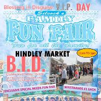 Blessing in Disguise VIP Fun Fair at Hindley Market Cross Street Hindley. WN2 3AT