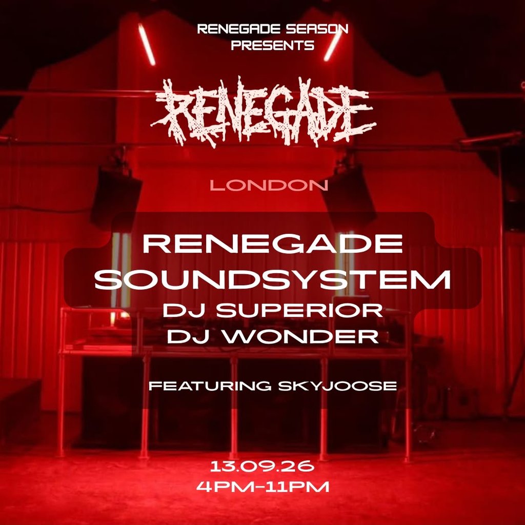 Renegade Season Presents Renegade: London at The Last Arch, Wandsworth