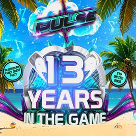 Pulse 13 Years in the game the Beachwear fancy dress special