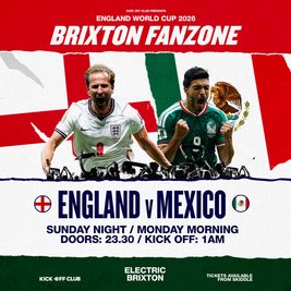 Brixton Fanzone - England vs Mexico (Last 16) -Fanzone screening