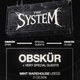 OBSKÜR Presents The System at Mint Warehouse Event Title Pic