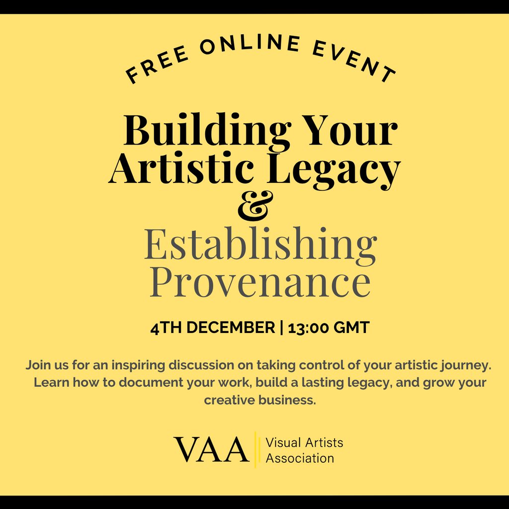 Art Cafe: Building Your Artistic Legacy, 4 December | Online Event | AllEvents