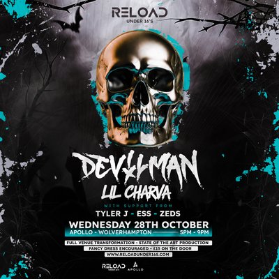 Reload U16s - Halloween Tour - Wolverhampton Ft Devilman