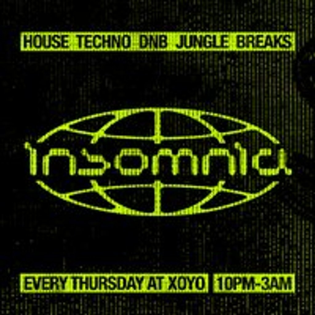 Insomnia London: House, Techno, Drum n Bass, Jungle, Breaks