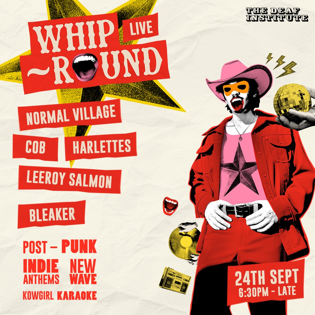 Whip-Round LIVE | THURSDAYS AT DEAF INSTITUTE — gig artwork