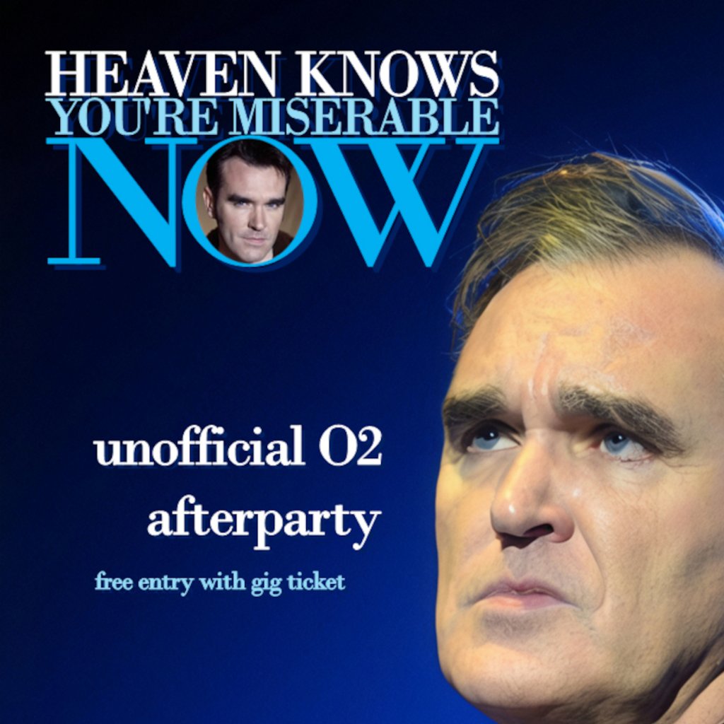 Unofficial Morrissey O2 afterparty // The White Swan, Limehouse