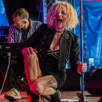 Zoe Schwarz Blue Commotion at Arlington Arts