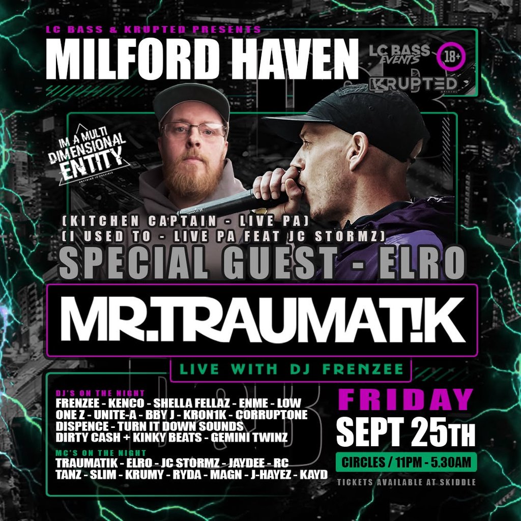 Mr Traumatik tour 2026 ft ELRO