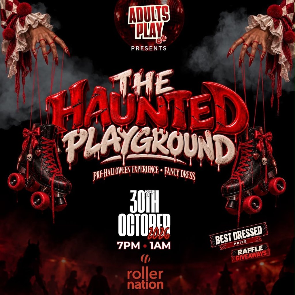 The Haunted Playground by Adults Play at Rollernation, London