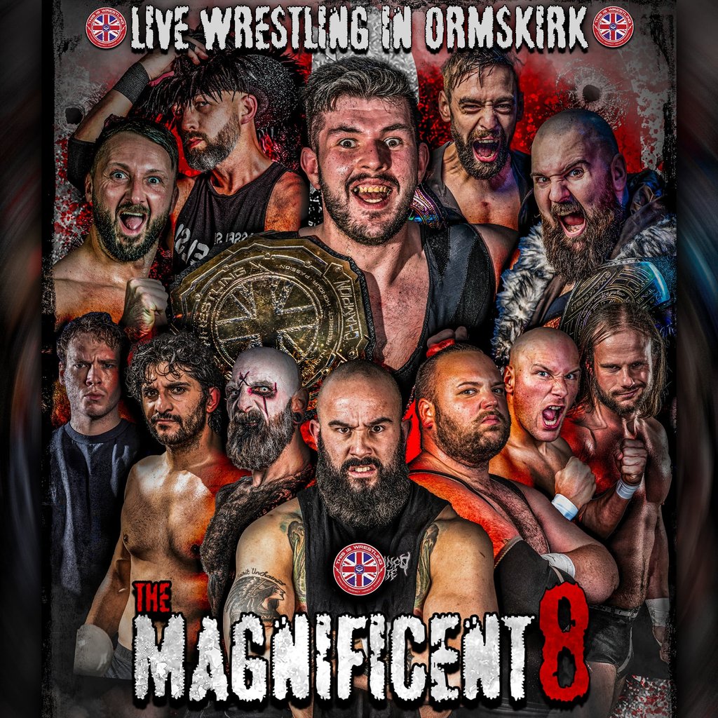 This is wrestling presents - Magnificent 8 at Ormskirk Civic Hall, Ormskirk